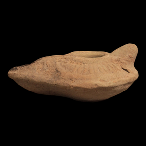 Late Roman Oil Lamp, 3.2 inch - c. 100 to 476 CE - Middle East