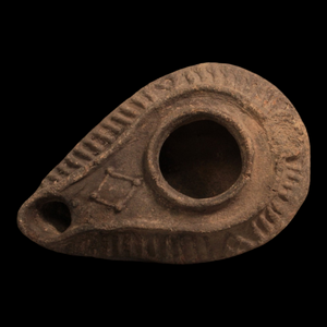 Byzantine Oil Lamp, 3.5 inch - c. 400 to 700 CE - Middle East