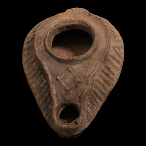 Byzantine Oil Lamp, 3.5 inch - c. 400 to 700 CE - Middle East