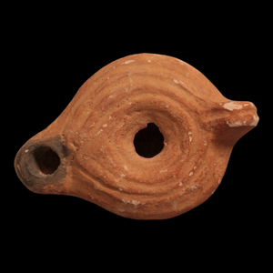 Byzantine Oil Lamp, 3.8 inch - c. 500 to 900 CE - Middle East