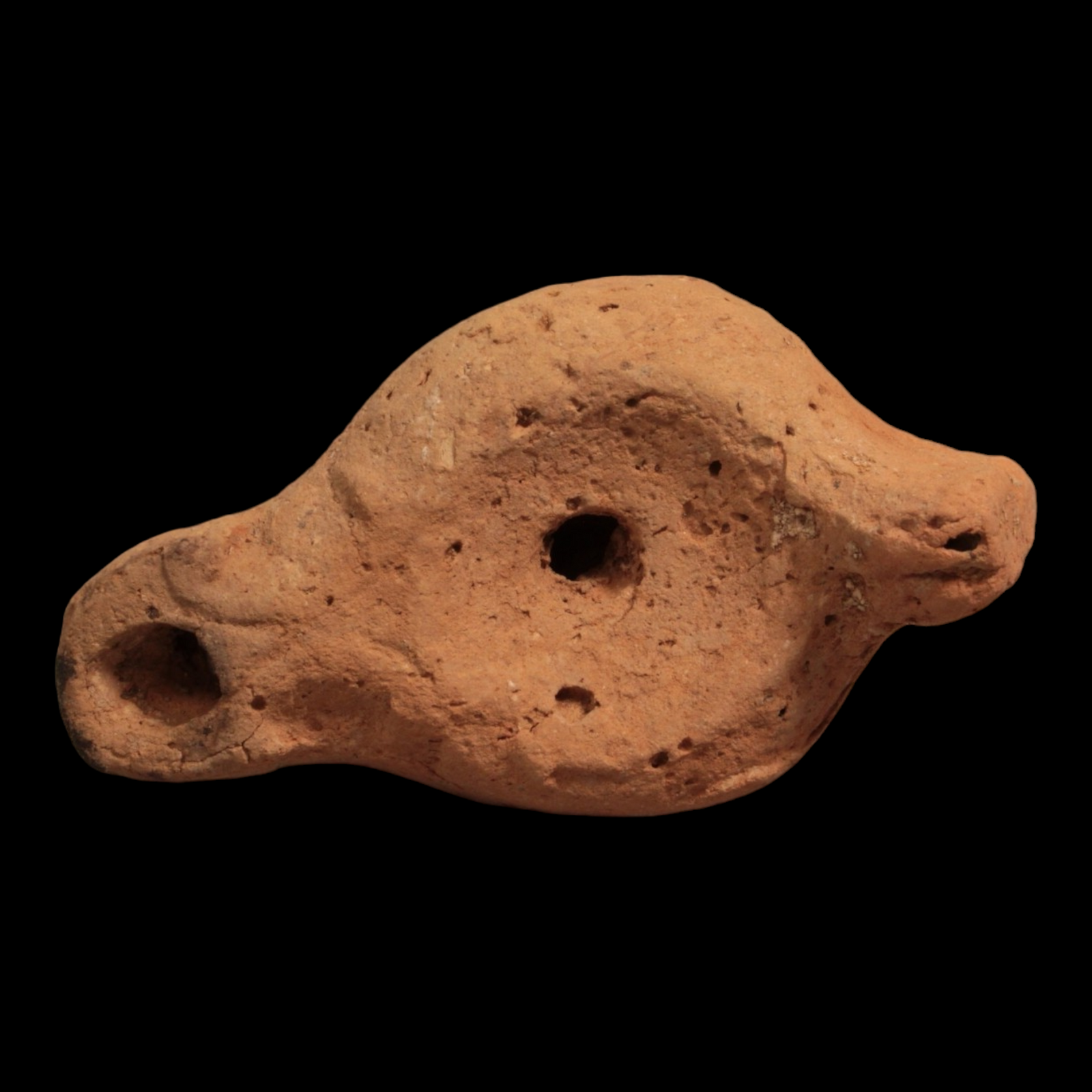 Roman Oil Lamp, 3.7 inch - c. 100 to 300 CE - North Africa