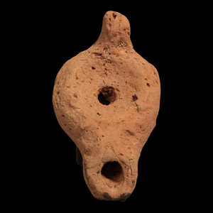 Roman Oil Lamp, 3.7 inch - c. 100 to 300 CE - North Africa