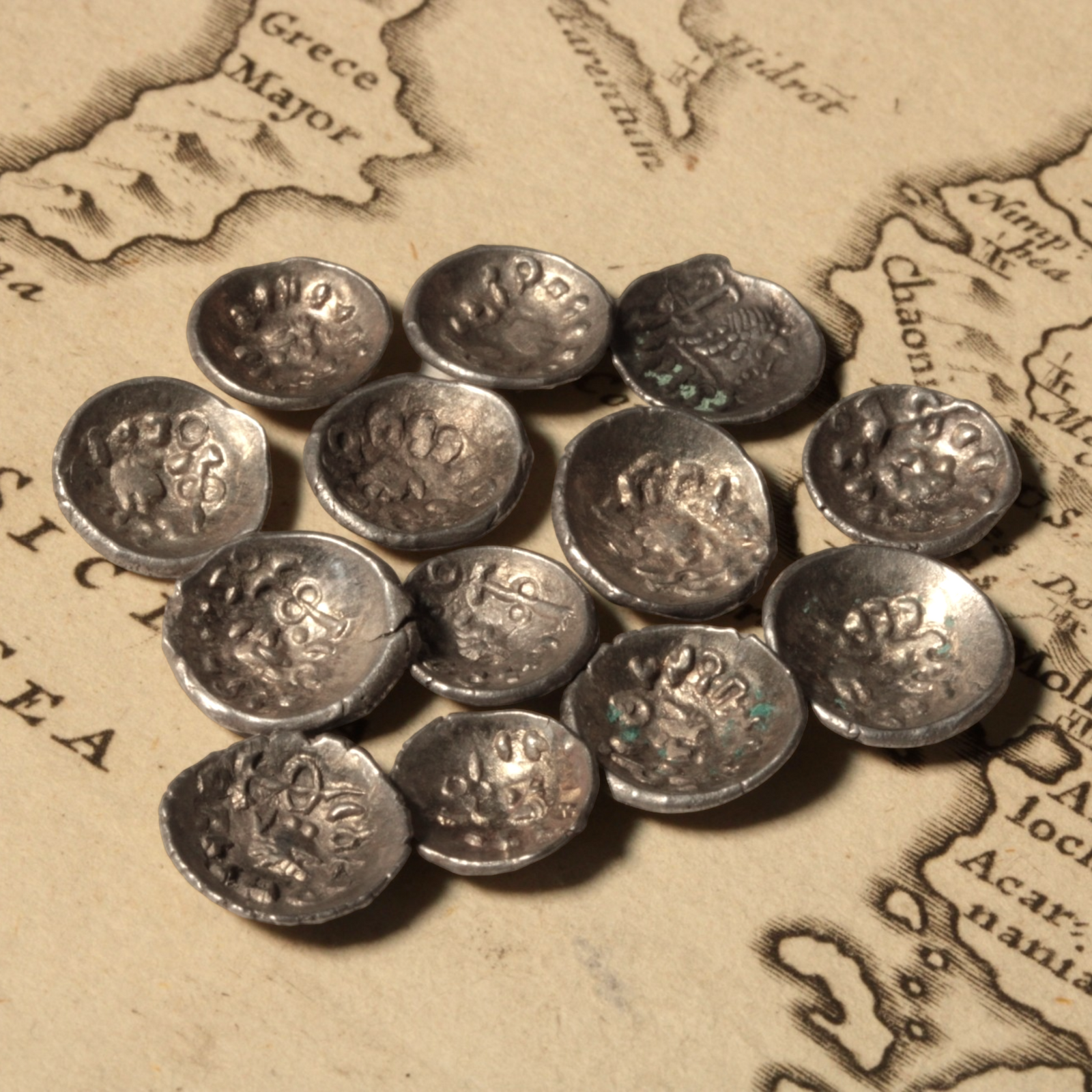 Himyarite Kingdom, Silver Hemidrachm - c. 50 to 200 CE - Yemen, Middle East