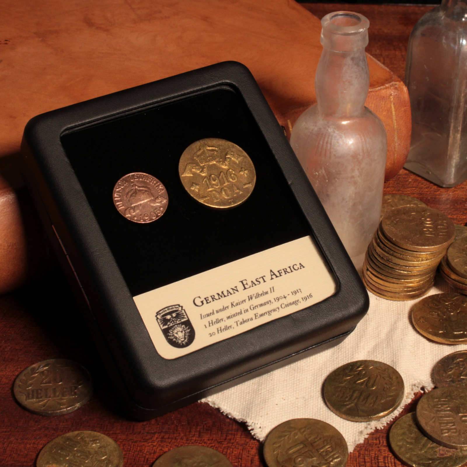 German East Africa, WWI Colonial Coinage - 1904 to 1916 - Scramble for Africa