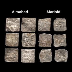 Islam: Medieval Square Dirhams, Almohads & Marinids - 1121 to 1465 - Islamic Spain & Africa