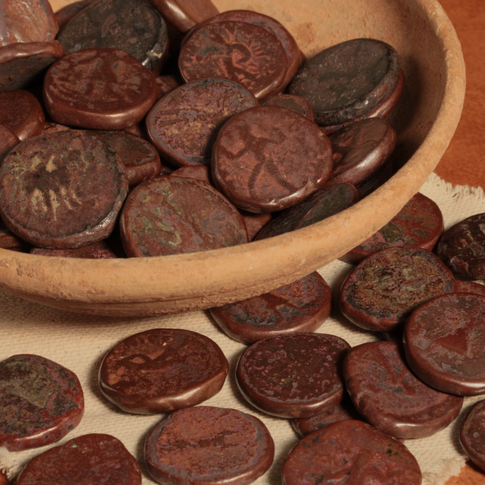 India, Kushan Empire, Copper Tetradrachm - c. 100 to 200 CE - Ancient India