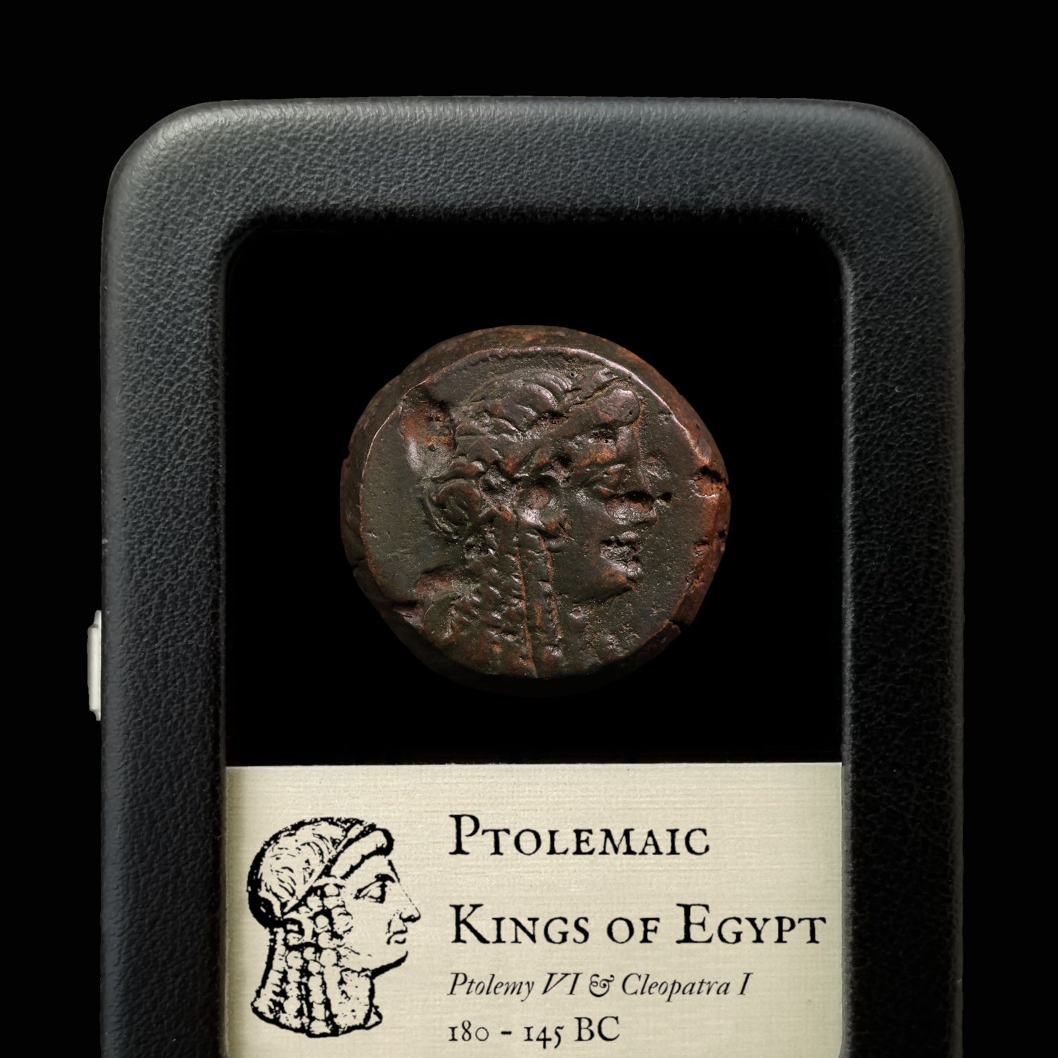 Ptolemaic Egypt, Ptolemy VI & Cleopatra I, Bronze Unit - 180 to 145 BCE - Ancient Egypt