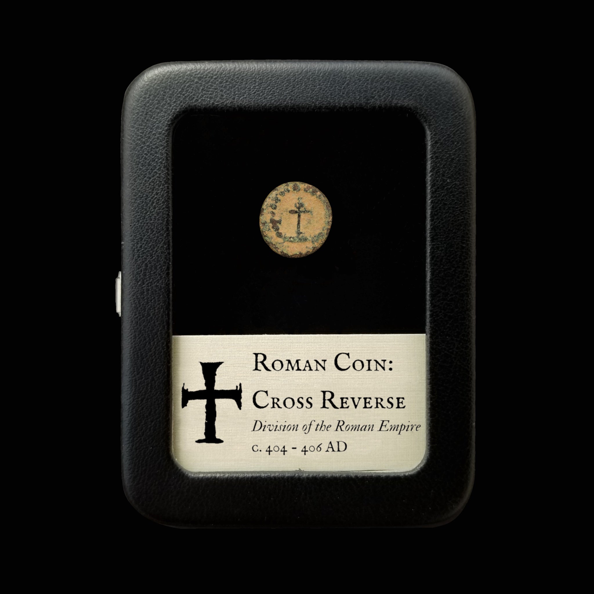 Roman Bronze, Cross Reverse, Division of the Empire - c. 404