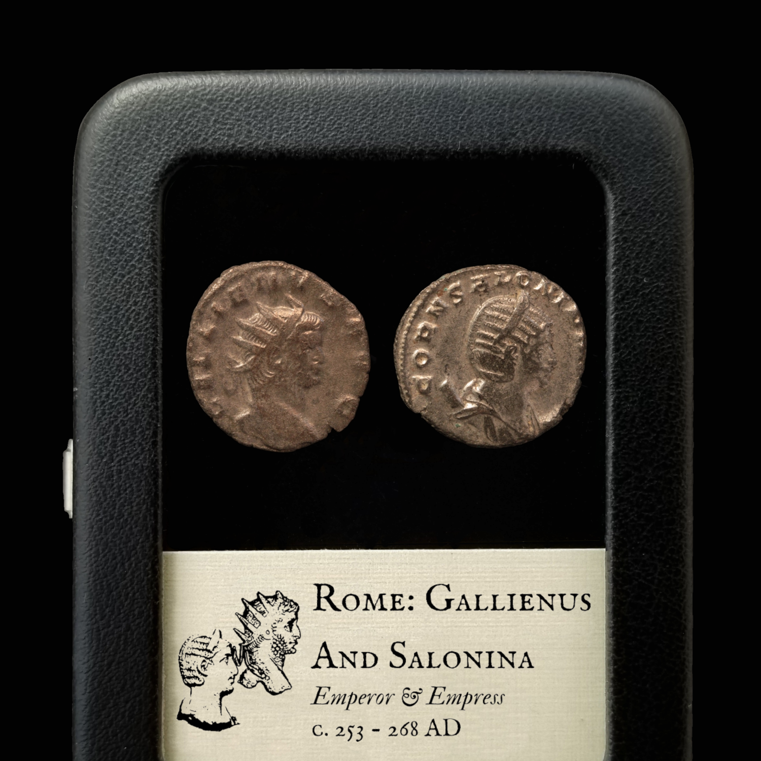 Rome, Emperor Gallienus & Empress Salonina, Antoniniani - c. 253 to 268 CE - Roman Empire