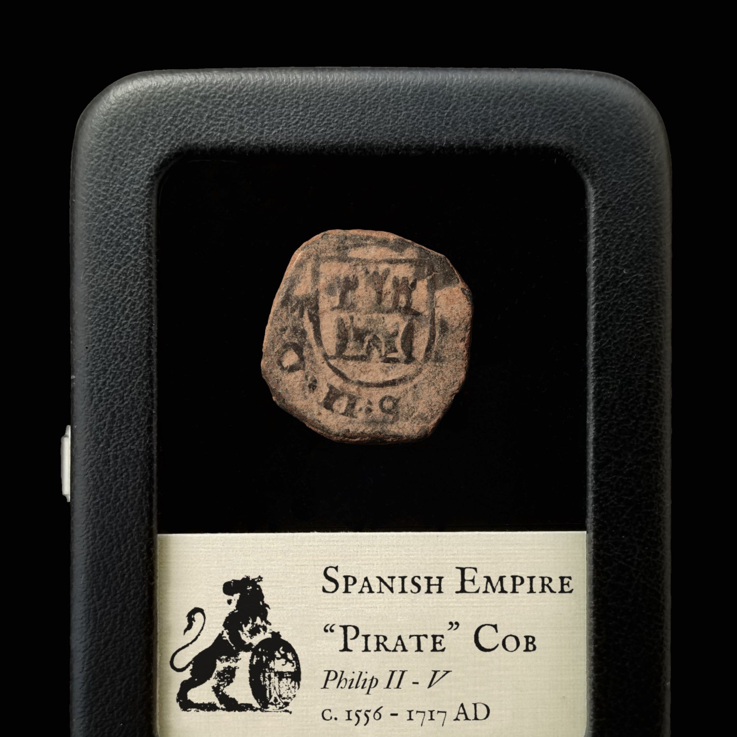 Spain, Copper "Pirate" Cob - c. 1556 to 1717 - Spanish Empire