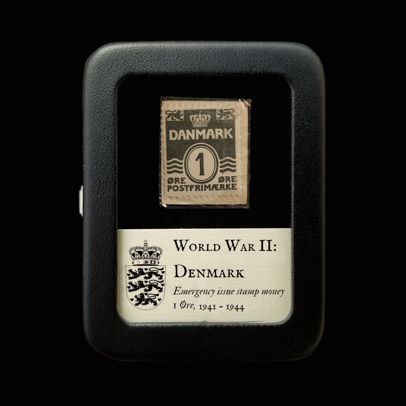 Denmark, World War II, "1 Øre" Emergency Stamp Money - 1941 to 1944 CE - World War II