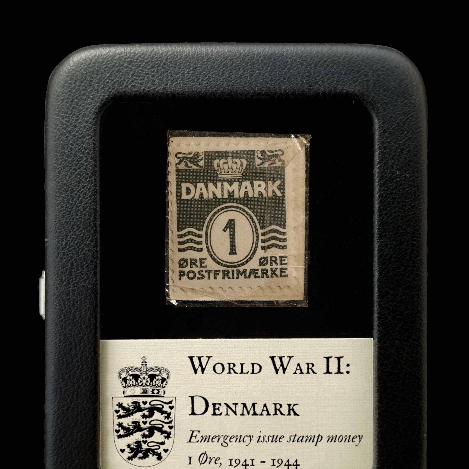 Denmark, World War II, "1 Øre" Emergency Stamp Money - 1941 to 1944 CE - World War II