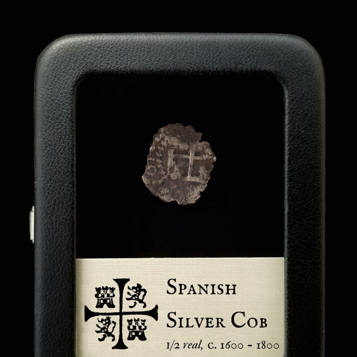 Spanish Silver Cob, 1/2 Real - c. 1600 to 1800 - South America