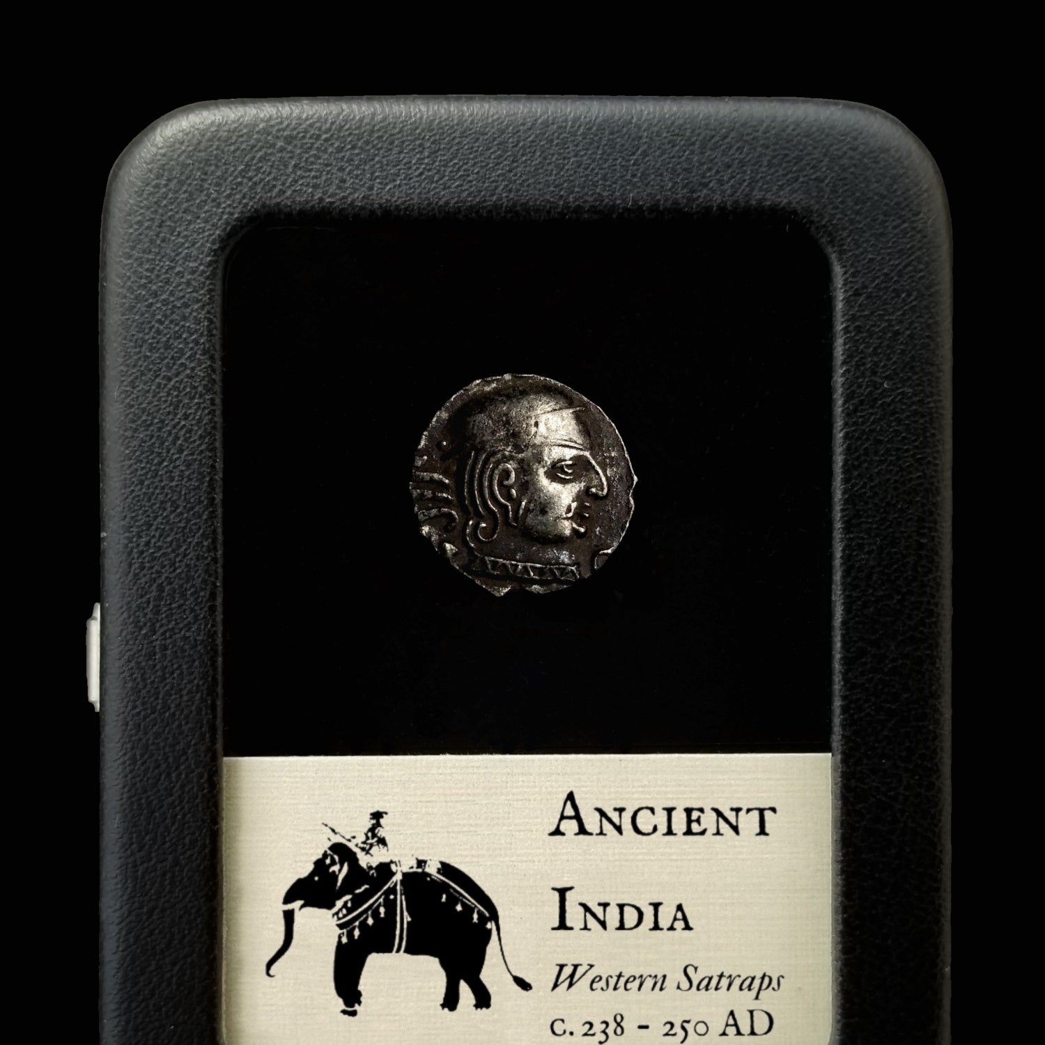 India, Western Satraps Drachm - 238 AD - Indo-Scythian