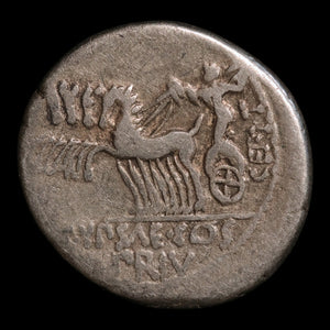 Roman Republic, P. Plautius Hypsaeus, AR Denarius, Neptune & Jupiter - 60 BCE - Roman Republic