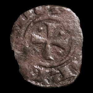 Kingdom of Cyprus, King Henry II, BI Denier - 1285 to 1324 CE - Crusader States