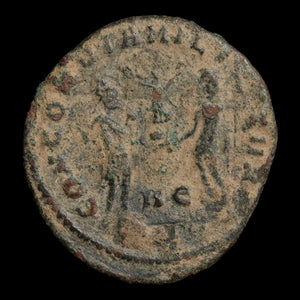 Rome, Emperor Constantius Chlorus, AE Unit, Jupiter (God of Sky & Thunder) - 295 to 296 CE - Roman Empire
