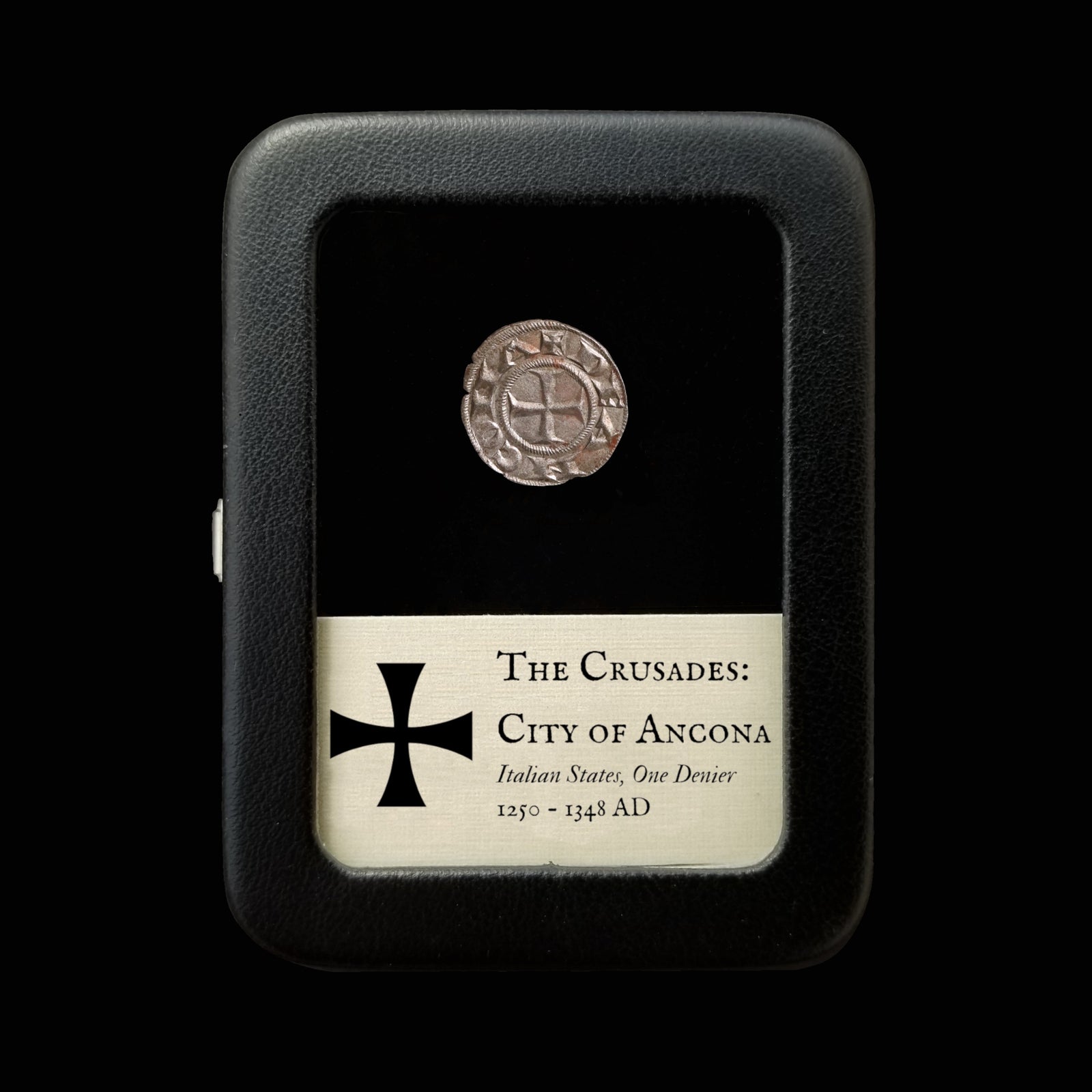 The Crusades, Italy, City of Ancona, 1 Denier - 1250 to 1348 CE - The Crusades