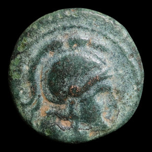 Thrace, King Lysimachos, AE Unit, Athena (Goddess of Wisdom) - c. 306 to 281 BCE - Greek World
