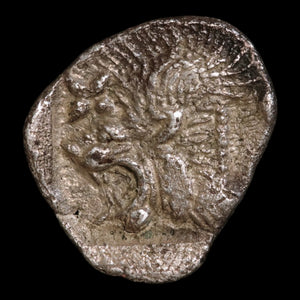 Mysia, City of Kyzikos, AR Hemiobol, Boar & Lion - c. 480 to 400 BCE - Greek World