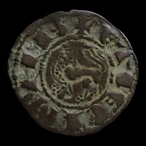 Kingdom of Castile and Leon, King Ferdinand IV, Billon 1 Denier - 1295 to 1312 CE - Spanish States