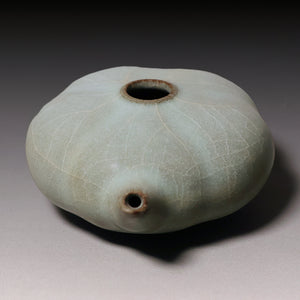 Ming Dynasty, Light Blue Glazed Water Dropper (Calligraphy Tool)