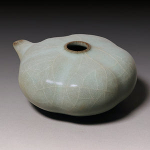Ming Dynasty, Light Blue Glazed Water Dropper (Calligraphy Tool)
