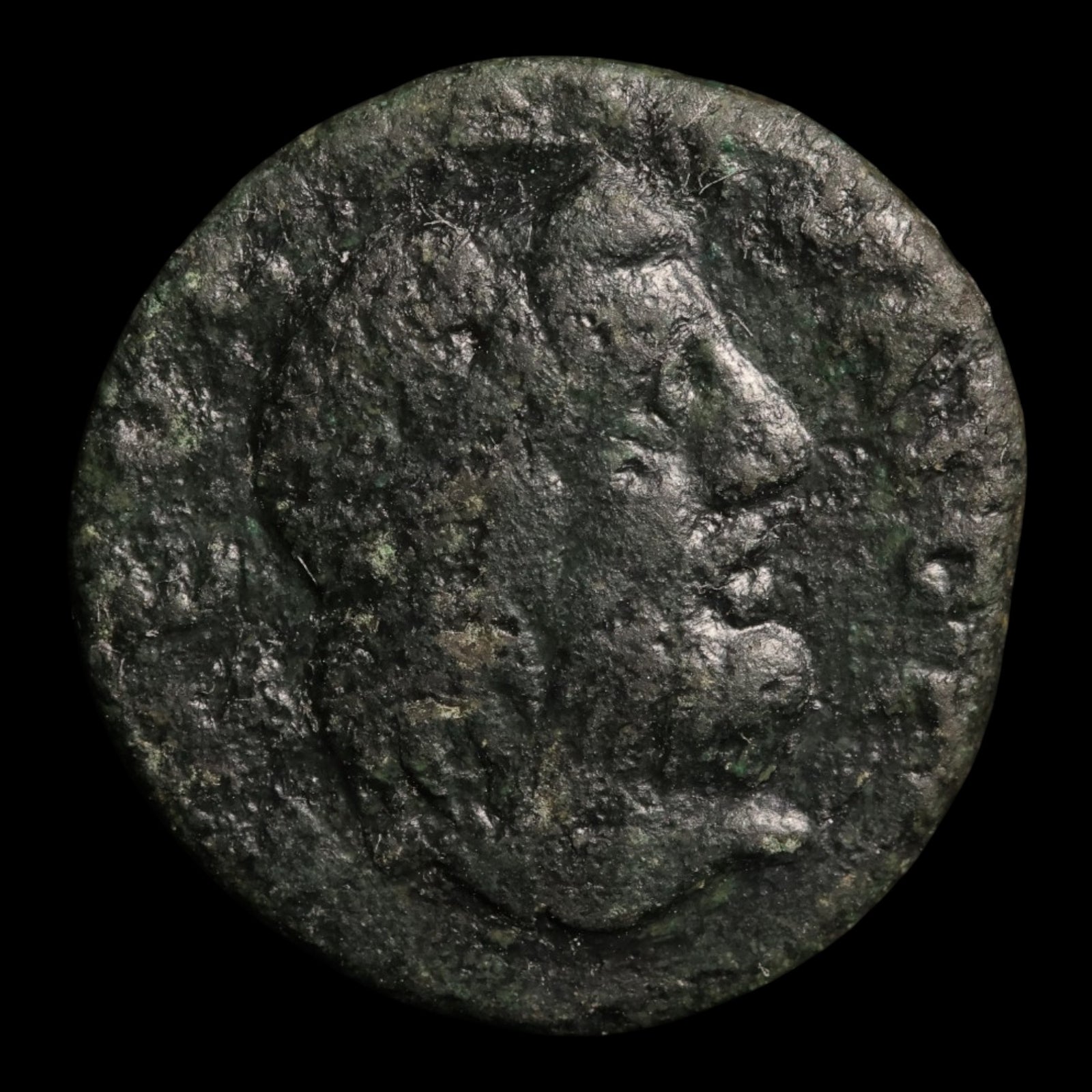 Ionia, Smyrna, Uncertain Emperor, AE Unit, Zeus (God of Sky & Thunder) - c. 250 CE - Roman Provinces