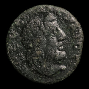 Ionia, Smyrna, Uncertain Emperor, AE Unit, Zeus (God of Sky & Thunder) - c. 250 CE - Roman Provinces