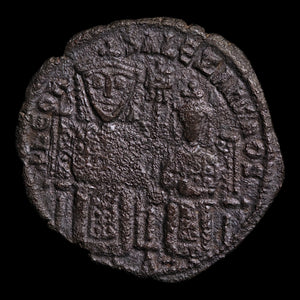 Byzantine Empire, Leo VI with Alexander, AE Follis - 886 to 912 CE - Byzantine Empire