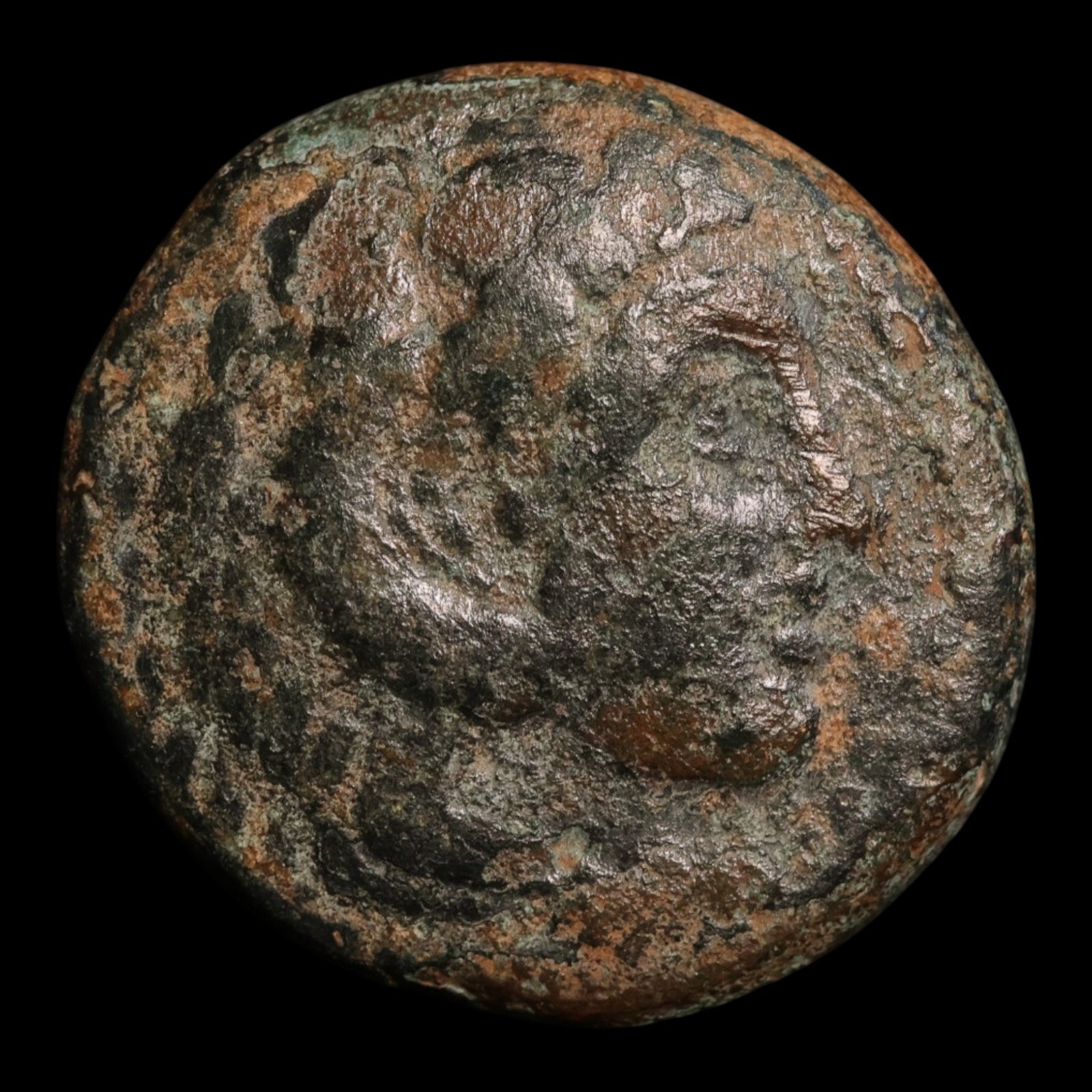 Kingdom of Macedon, Alexander the Great, AE Unit, Heracles (Hercules) - c. 336 to 310 BCE - Greek World