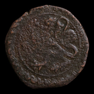 Duchy of Brabant, King Charles V, AE 2 Mites - 1547 CE - Spanish Netherlands