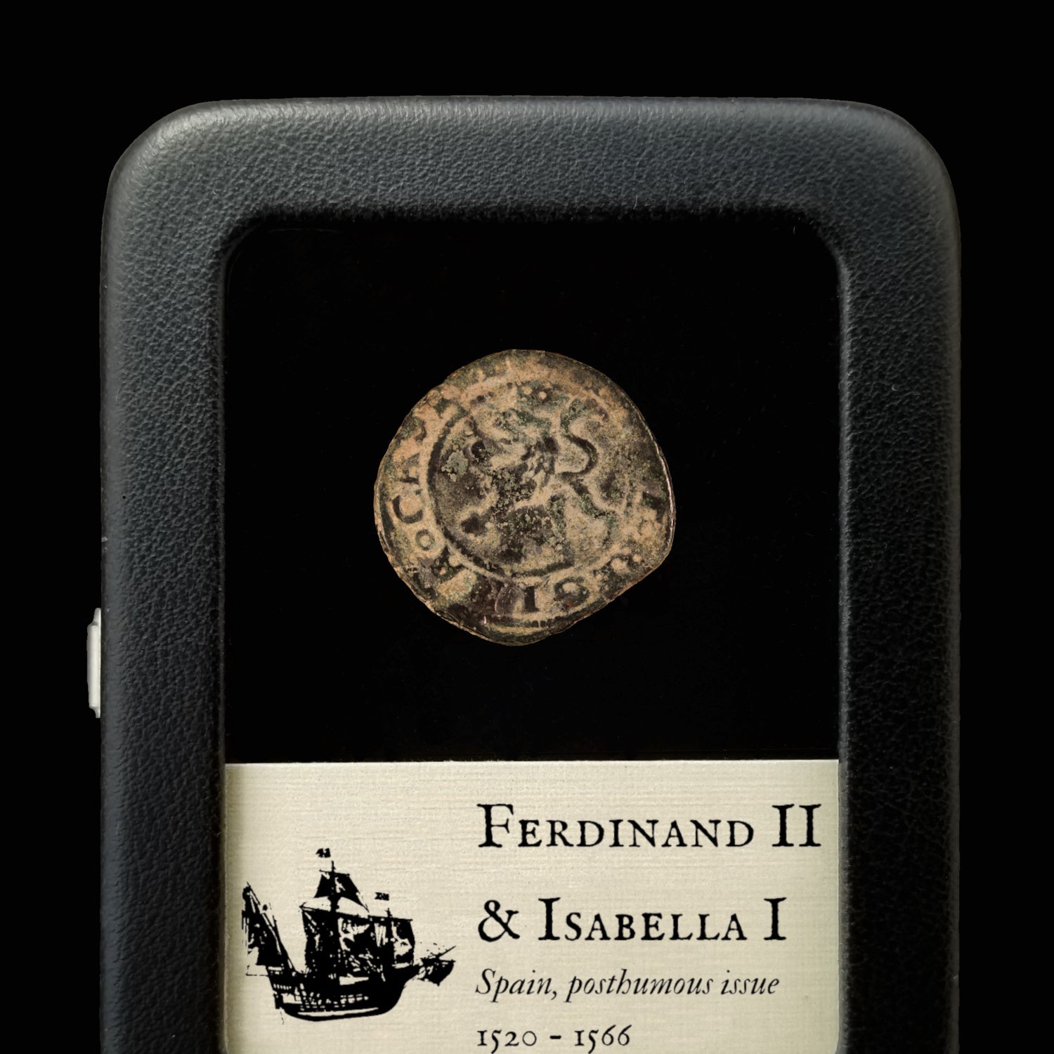 Ferdinand II & Isabella I (Catholic Monarchs) Maravedis - c. 1522 to 1566 CE - Spain
