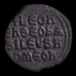 Byzantine Empire, Emperor Leo VI, AE Follis - 886 to 912 CE - Byzantine Empire