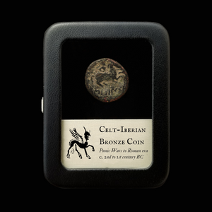 Celtiberian Bronze Coin, Punic Wars to Roman Era - c. 2nd to 1st century BCE - Ancient Spain