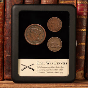 U.S. Civil War Pennies Collection (Three Coins) - 1816 to 1909 - United States