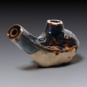 Yuan Dynasty, Brown Glazed Water Dropper (Calligraphy Tool)