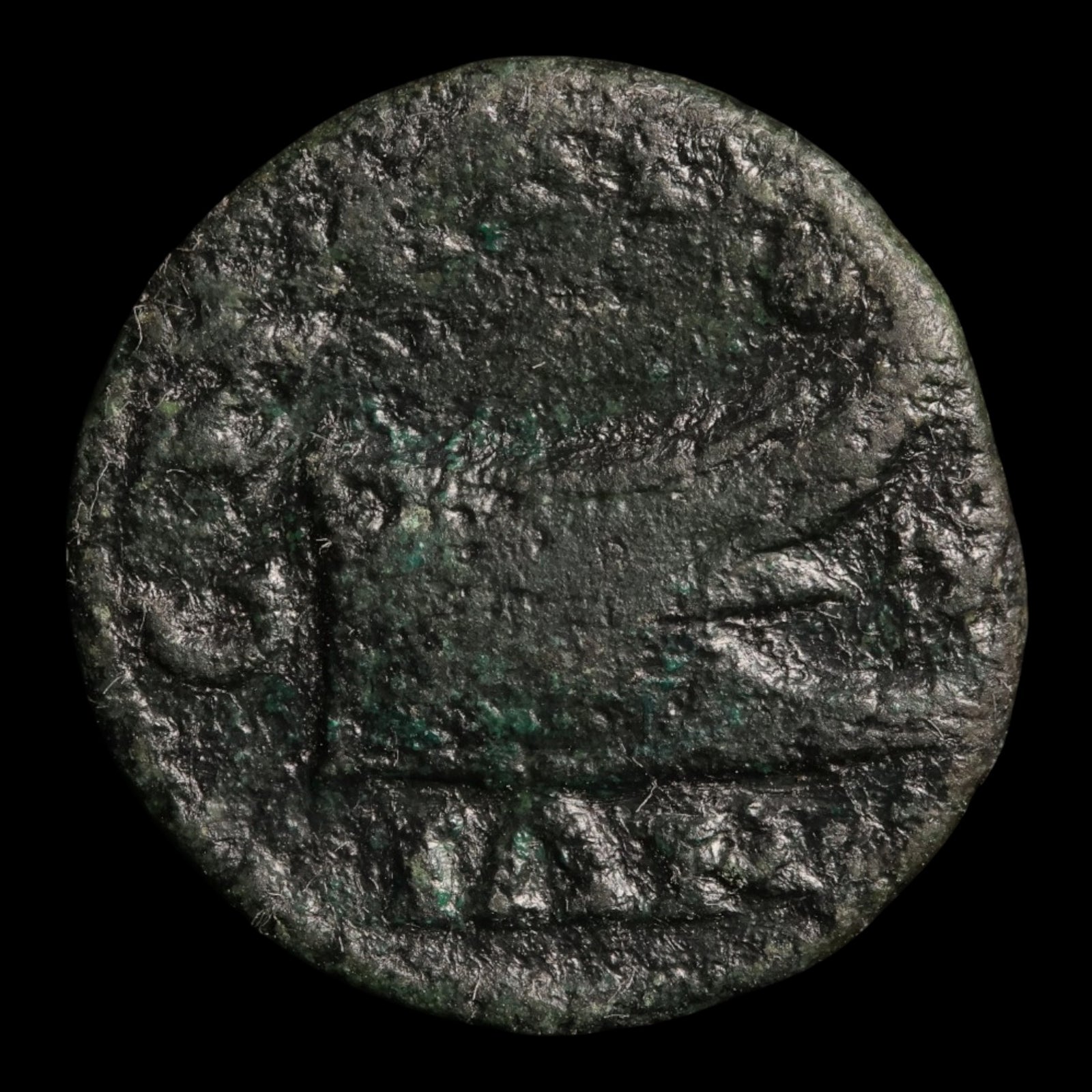 Ionia, Smyrna, Uncertain Emperor, AE Unit, Zeus (God of Sky & Thunder) - c. 250 CE - Roman Provinces