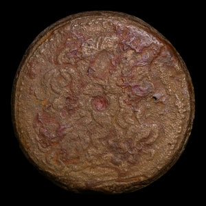 Ptolemaic Kingdom of Egypt, Ptolemy II, AE Drachm, Zeus Ammon & Eagle - 266 to 261 BCE - Ancient Egypt