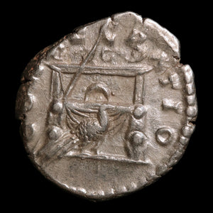 Rome, Faustina the Younger, AR Denarius, Throne Reverse - 176 to 180 CE - Roman Empire
