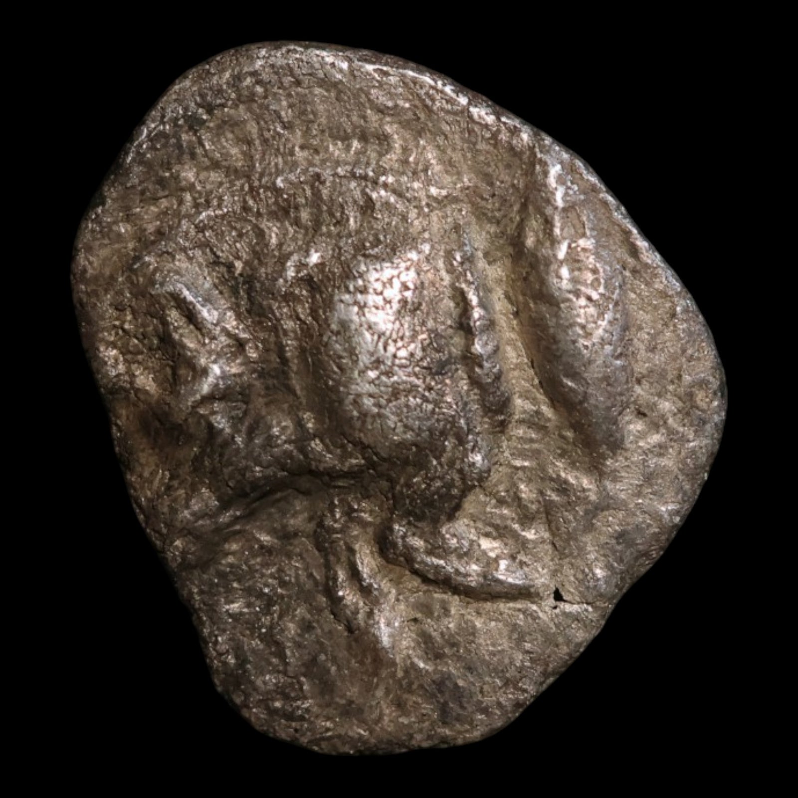 Mysia, City of Kyzikos, AR Hemiobol, Boar & Lion - c. 480 to 400 BCE - Greek World