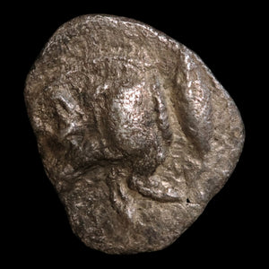 Mysia, City of Kyzikos, AR Hemiobol, Boar & Lion - c. 480 to 400 BCE - Greek World