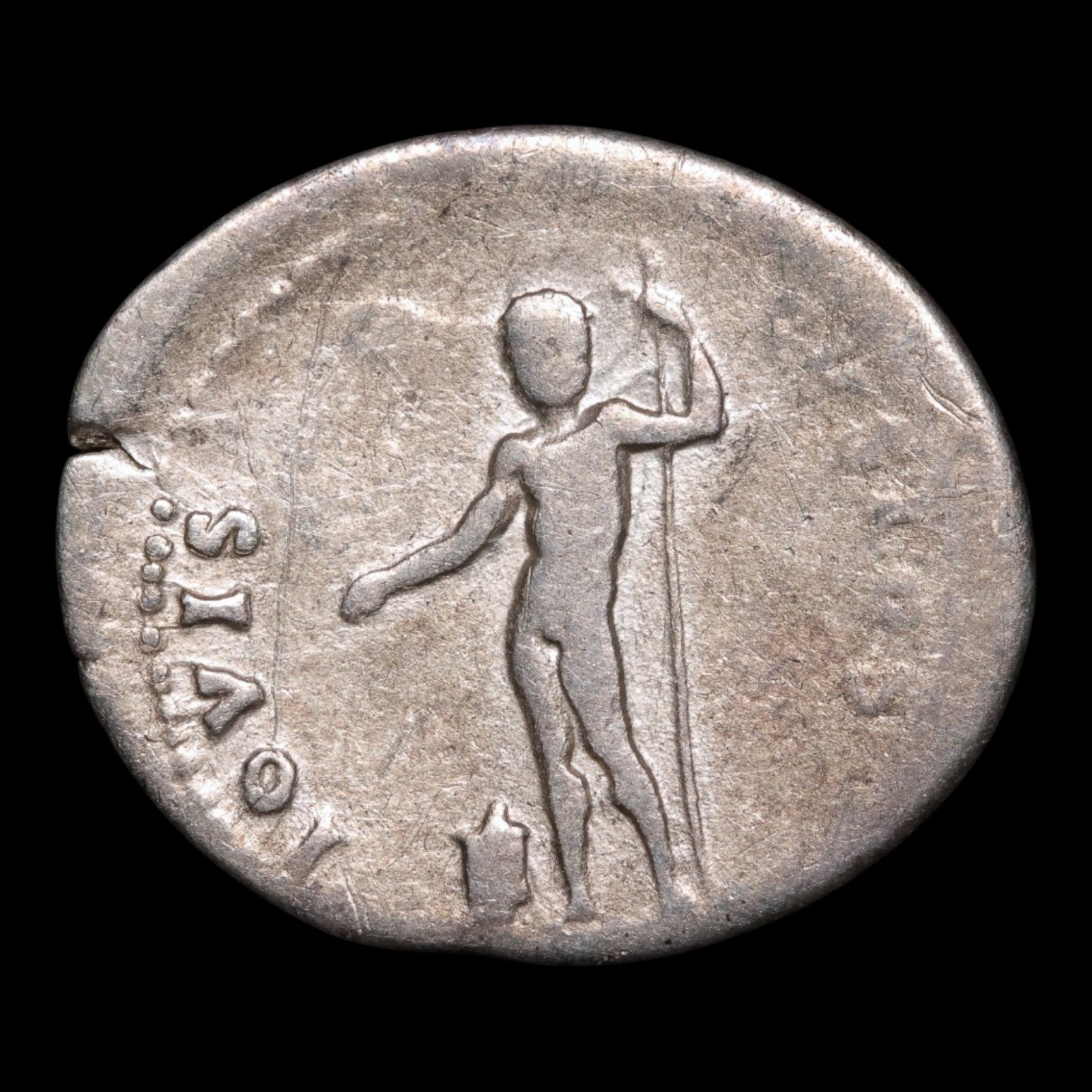 Rome, Emperor Vespasian, AR Denarius, Jupiter (God of Sky & Thunder) - 76 CE - Roman Empire