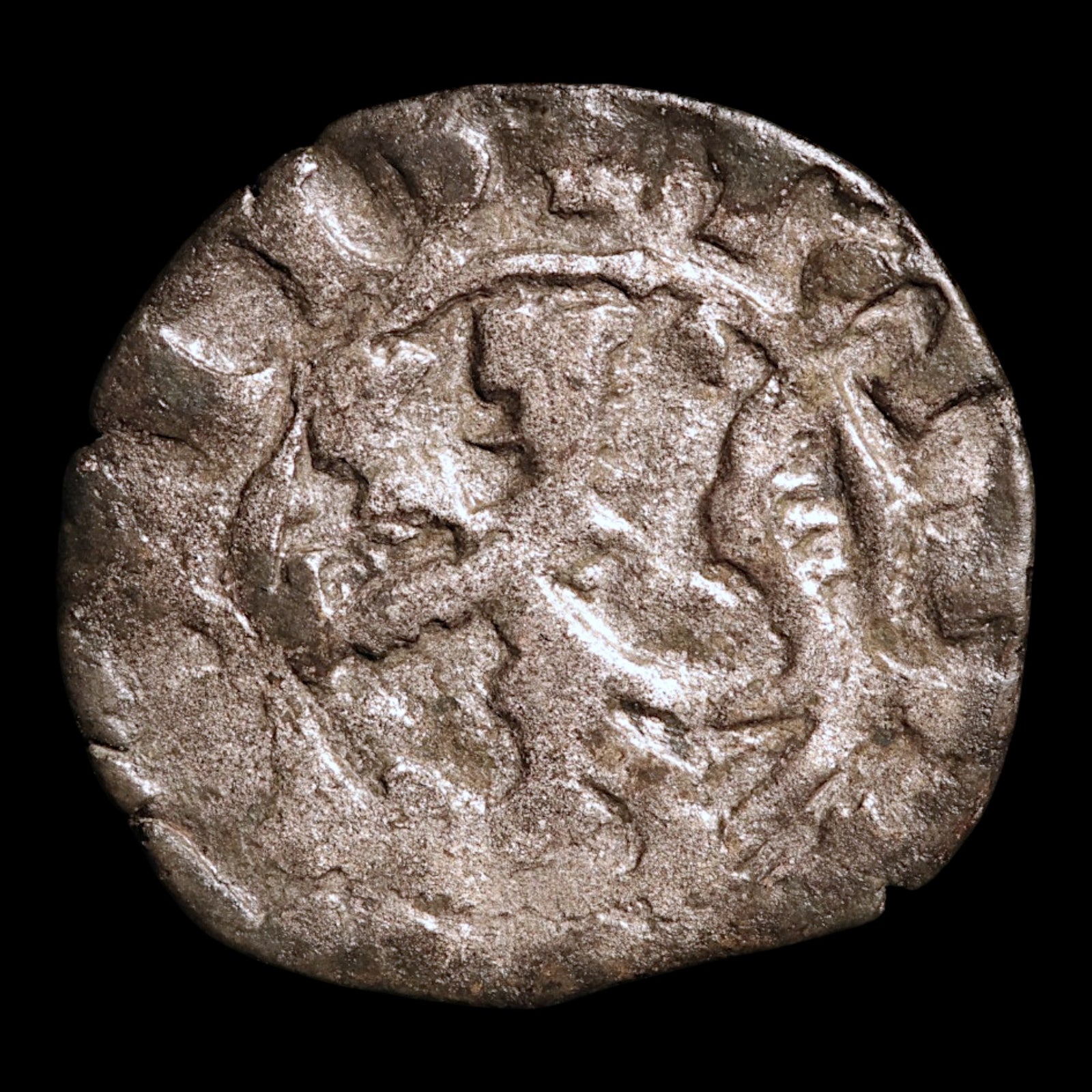 Kingdom of Cyprus, Lusignan Kings, BI Denier - c. 1250 to 1400 CE - Crusader States