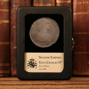 Spanish Empire, Peru, King Charles IV, 8 Reales, "Piece of Eight" - 1805 CE - Spanish Empire