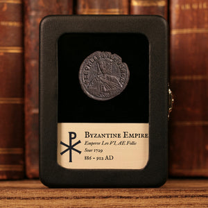 Byzantine Empire, Emperor Leo VI, AE Follis - 886 to 912 CE - Byzantine Empire