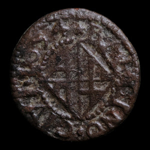 Principality of Catalonia, Philip IV, Copper Ardite - 1654 CE - Spanish States