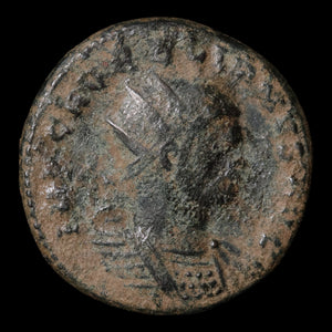 Rome, Emperor Aurelian, AR Antoninianus, Goddess of Victory - 270 to 275 CE - Roman Empire