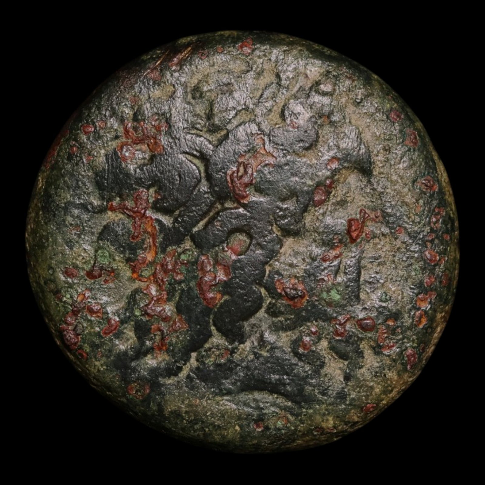 Ptolemaic Kingdom of Egypt, Ptolemy III, AE Obol, Zeus Ammon & Eagle - 246 to 222 BCE - Ancient Egypt
