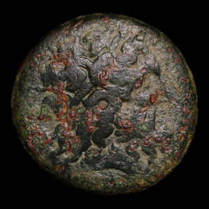 Ptolemaic Kingdom of Egypt, Ptolemy III, AE Obol, Zeus Ammon & Eagle - 246 to 222 BCE - Ancient Egypt
